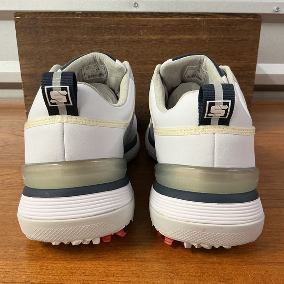 Sqairz Men Speed Mesh White Spiked Golf Shoe Size 8 main image 4